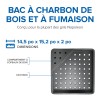 Gallery Image 3 - Cast Iron Charcoal and Smoker Tray