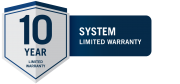 10 Year System Limited Warranty